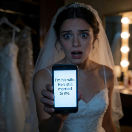 2 hours before my wedding, my phone buzzed.