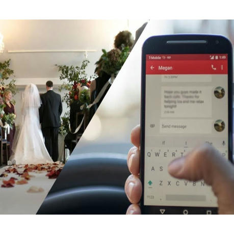 2 hours before my wedding, my phone buzzed.